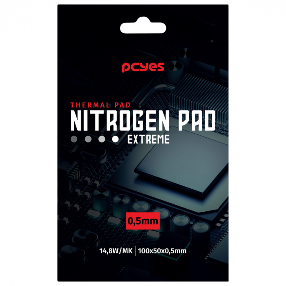 Thermal Pad PcYes Nitrogen Pad Extreme 14,8W/MK, 100x50x0,5mm, PCYNPE05148  - Umpoukodetudo