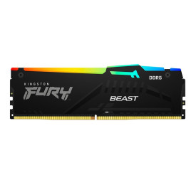 Memória Kingston Fury Beast RGB 16GB DDR5 5600MHZ KF556C40BBA-16