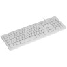 Teclado Vinik Dynamic Circle Teclas Redondas Branco USB - DC110B